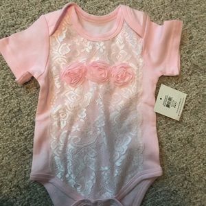 Stephan Baby Rose Onesie
